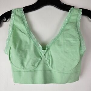 Rhonda Shear Seamless Original Ahh Comfort‎ Bra New NWOT S Wireless Mint Green